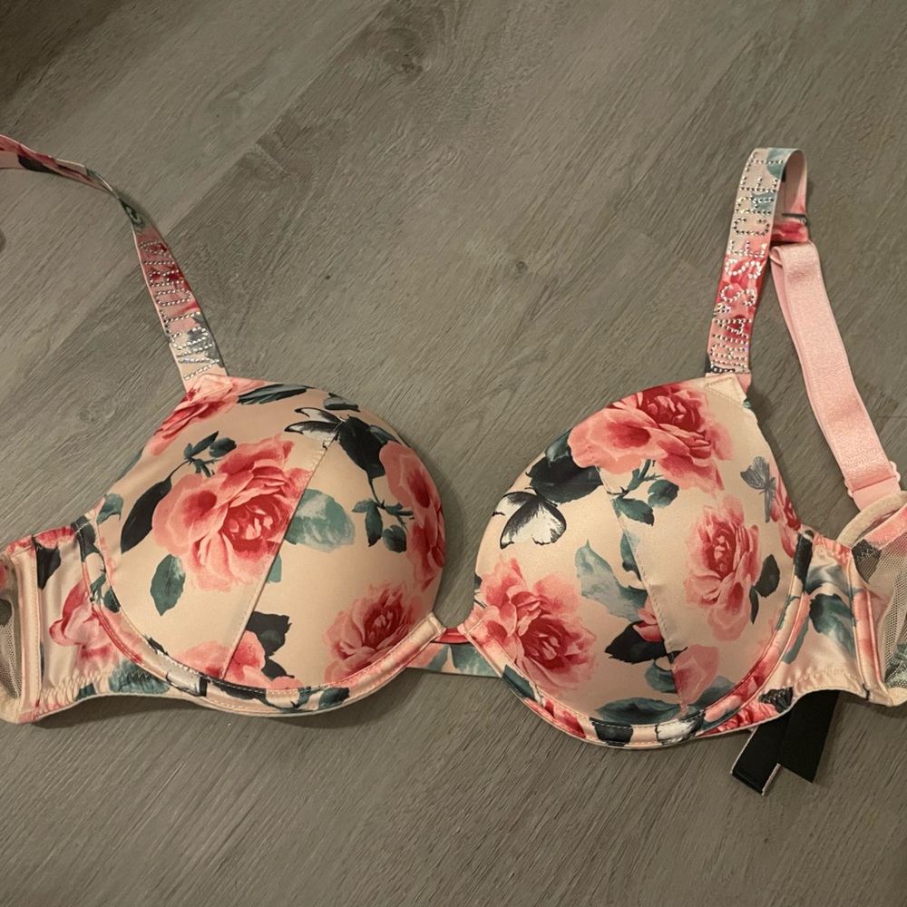 VS floral very sexy push-up bra